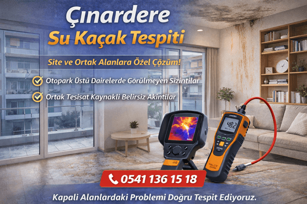 Pendik Çınardere Su Kaçak Tespiti