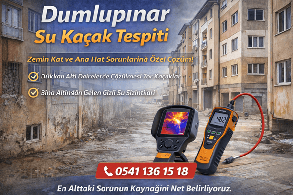 Pendik Dumlupınar Su Kaçak Tespiti
